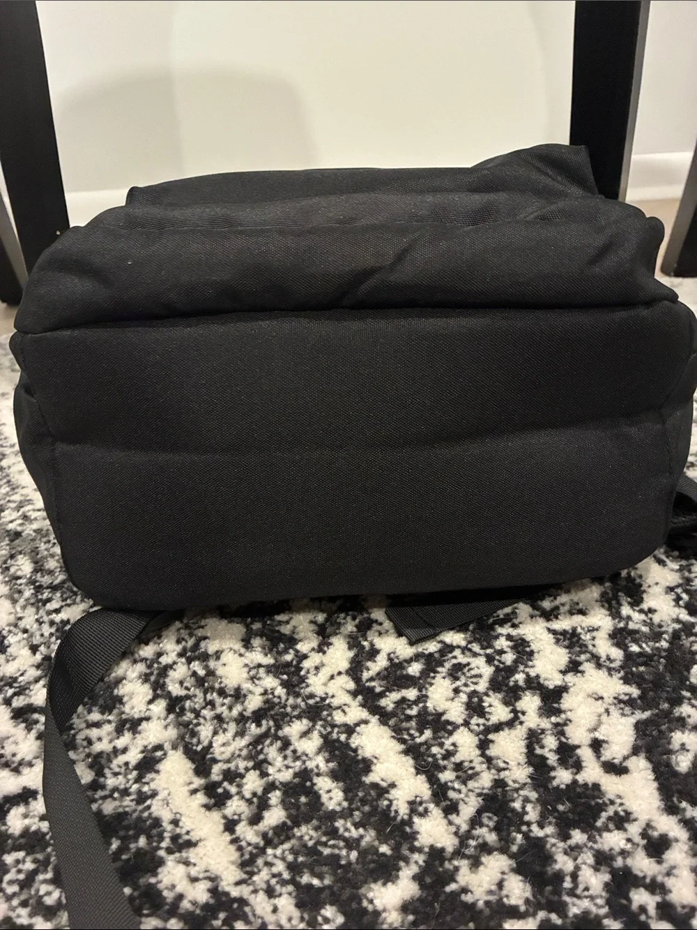 Psycho Bunny Black Backpack with White Logo